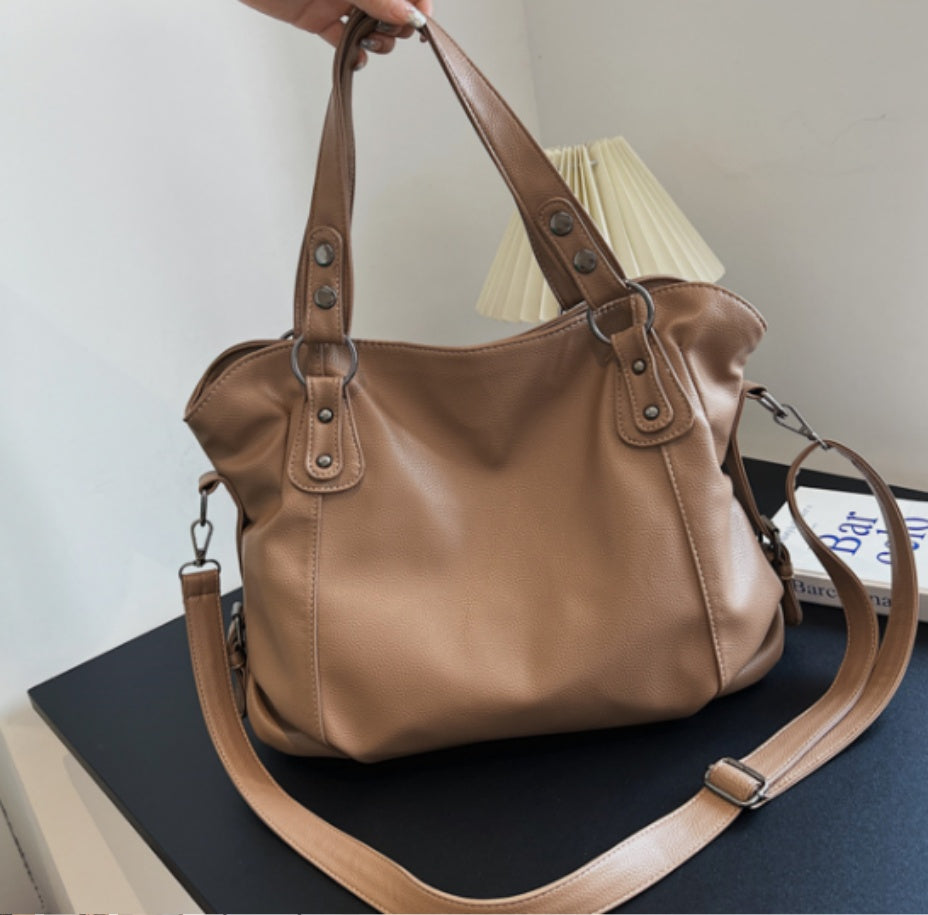 Crossbody Casual One Shoulder Tote Bucket Bag